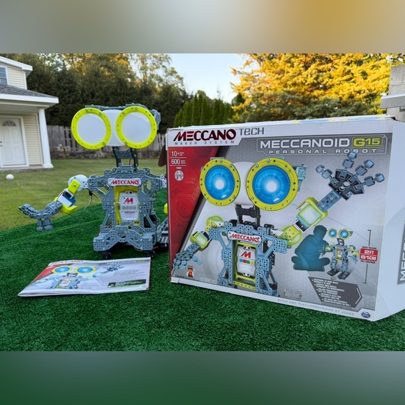 Robotic Mecca Robotics Companion - Blue, White, and Yellow